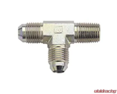 Fragola -4AN Tee 1/8 NPT On Run - Steel - 582604