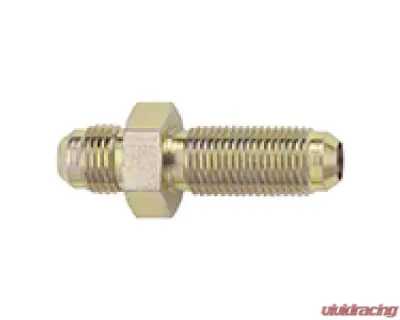 Fragola -4AN Straight Bulkhead - Steel - 583204