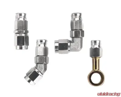 Fragola -3AN Straight Hose End w/ -4AN Nut - 600113