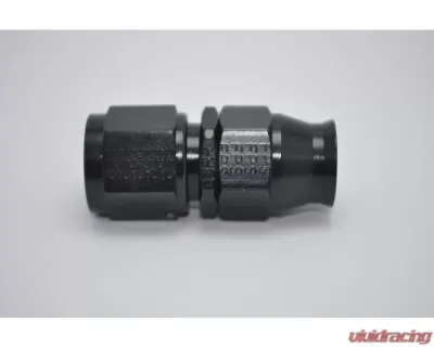 Fragola -10AN Real Street Straight Hose End Black For PTFE Hose - 680110-BL