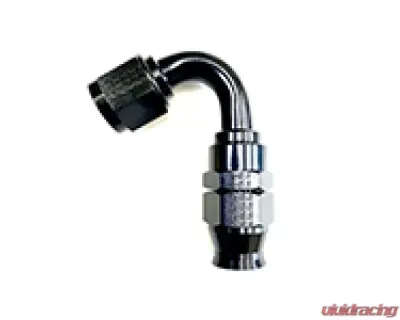 Fragola -8AN Real Street x 120 Degree Hose End Black For PTFE Hose - 681208-BL