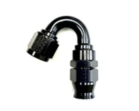 Fragola -10AN Real Street x 150 Degree Hose End Black For PTFE Hose