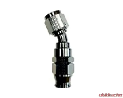 Fragola -10AN Real Street x 30 Degree Hose End Black For PTFE Hose - 683010-BL