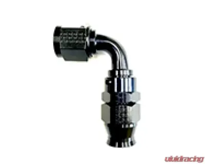 Fragola -10AN Real Street x 90 Degree Hose End Black For PTFE Hose - 689010-BL
