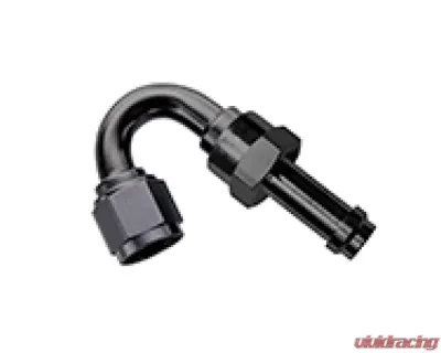 Fragola -8AN 150 Degree EZ Street Hose End Black - 751508-BL
