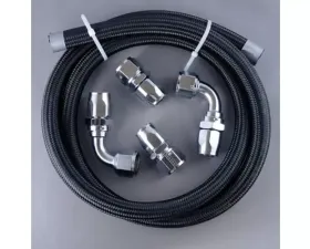 Fragola Vacuum Pump Plumbing Kit (-12AN) Black