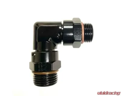 Fragola -12AN x -12AN (1-1/16-12) ORB 90 Degree Swivel Adapter - 999608-BL