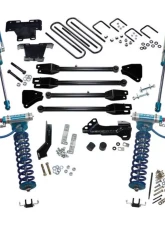 Superlift 4" King Ed 4-Link Lift Kit w/King Coilovers & Reservoir Rear Shocks Ford F-250 | F-350 4WD 2017-2021                                     - K166KG - Image 2