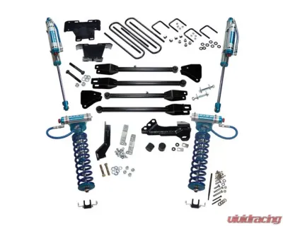 Superlift 4" King Ed 4-Link Lift Kit w/King Coilovers & Reservoir Rear Shocks Ford F-250 | F-350 4WD 2017-2021 - K166KG