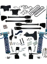 Superlift 6" King Ed 4-Link Lift Kit w/King Coilovers & Reservoir Rear Shocks Ford F-250 | F-350 4WD 2017-2021                                     - K171KG - Image 2