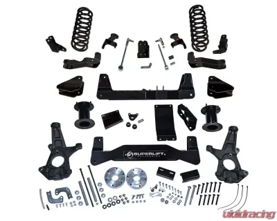 Superlift Component Box with Control Arms 6.5" Front Lift Kit GMC 1500 | Yukon 4WD 2007-2018 - 3510