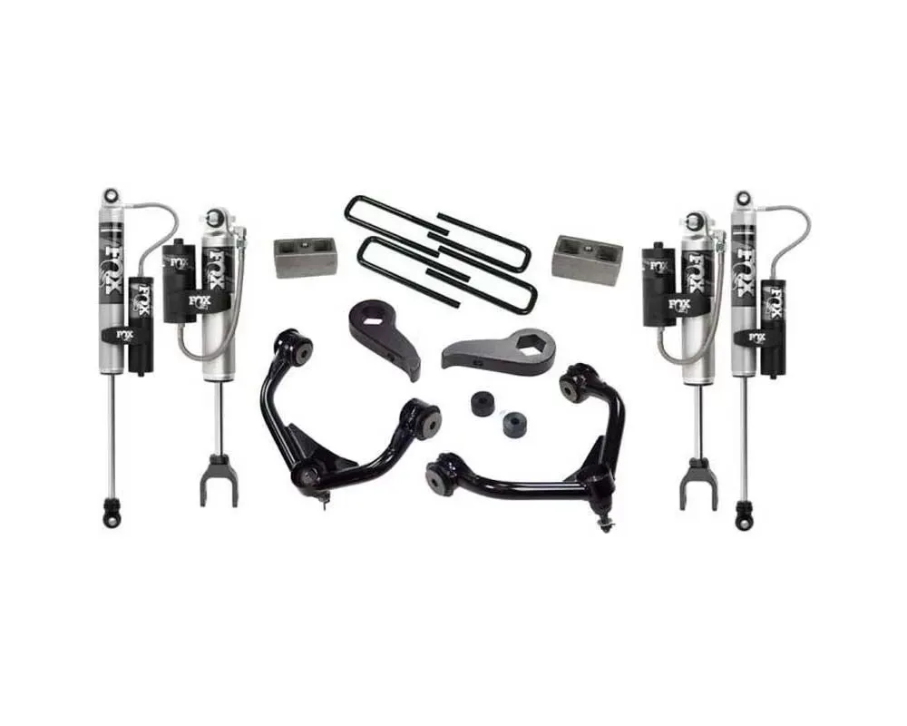 SuperLift 3" Lift Kit w/Fox 2.0 Reservoir Shocks Chevrolet Silverado 2500/35300 HD | GMC Sierra 2500/3500 HD 2011-2019 - K1010FX