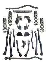 Superlift 4" Long Arm Kit Fox 2.0 Shocks Jeep Wrangler JLU 4-door 2018-2023                                     - K199FX - Image 4