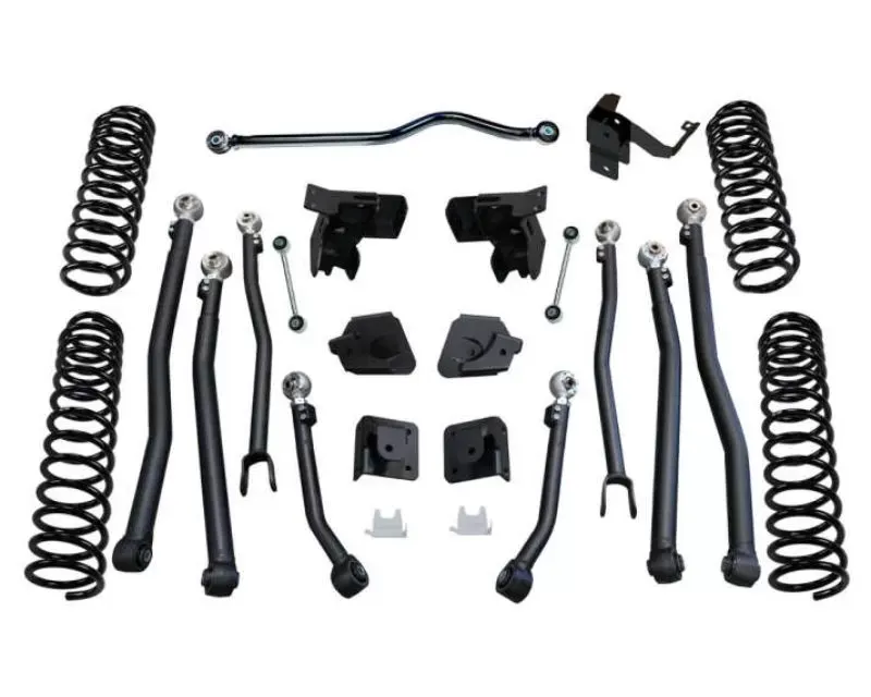 Superlift 4" Long Arm Kit King 2.0 Shocks Jeep Wrangler JKU 4-door 2007-2018 - K201FX