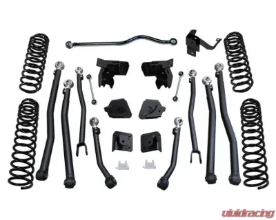 Superlift 4" Long Arm Kit Fox 2.0 Shocks Jeep Wrangler JKU 4-door 2007-2018 - K201B