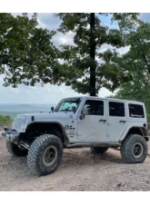Superlift 4" Long Arm Kit Fox 2.0 Shocks Jeep Wrangler JKU 4-door 2007-2018                                     - K201B - Image 3