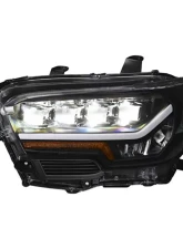 Alpha Owls Quad-Pro Series LED Projector Headlights (LED DRL Models) Toyota Tacoma 2016-2022                                     - 7162976 - Image 2