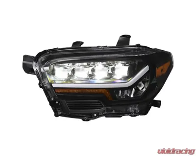 Alpha Owls Quad-Pro Series LED Projector Headlights (LED DRL Models) Toyota Tacoma 2016-2022 - 7162976
