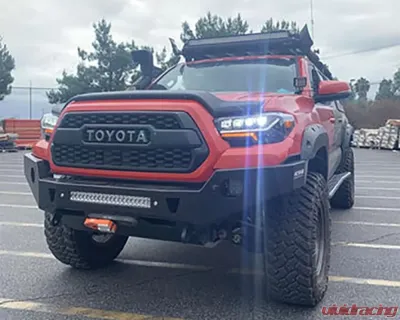 Alpha Owls Quad-Pro Series LED Projector Headlights (LED DRL Models) Toyota Tacoma 2016-2022 - 7162976