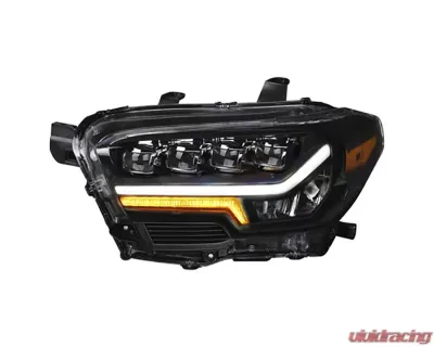 Alpha Owls Quad-Pro Series LED Projector Headlights (LED DRL Models) Toyota Tacoma 2016-2022 - 7162976