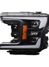 Alpha Owls Elite-Pro Series LED Projector Headlights (w/Black Bezel) Ford F-150 2018-2020                                     - 7163010 - Image 3