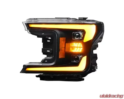 Alpha Owls Elite-Pro Series LED Projector Headlights (w/Black Bezel) Ford F-150 2018-2020 - 7163010