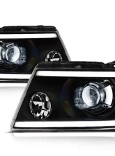 Alpha Owls LMX Series LED Projector Headlights (LED Projector Black housing w/ LumenX Light Bar) Ford F-150 | Lincoln Mark-LT 2004-2008                                     - 8707418 - Image 2