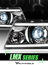 Alpha Owls LMX Series LED Projector Headlights (LED Projector Chrome housing w/ LumenX Light Bar)Ford F-150 | Lincoln Mark-LT 2004-2008                                     - 8707425 - Image 4
