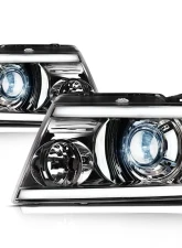 Alpha Owls LMX Series LED Projector Headlights (LED Projector Chrome housing w/ LumenX Light Bar)Ford F-150 | Lincoln Mark-LT 2004-2008                                     - 8707425 - Image 2