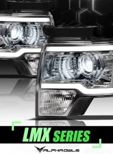 Alpha Owls LMX Series LED Projector Headlights (LED Projector Chrome housing w/ LumenX Light Bar) Ford F-150 2009-2014                                     - 8707463 - Image 4