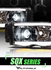 Alpha Owls SQX Series LED Projector Headlights (LED Projector Chrome housing w/ Sequential Signal/LumenX Light Bar) Dodge Ram 1500 | 2500 | 3500 2002-2005                                     - 8707500 - Image 4