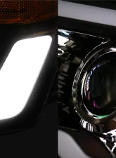 Alpha Owls SQX Series LED Projector Headlights (LED Projector Chrome housing w/ Sequential Signal/LumenX Light Bar) Dodge Ram 1500 | 2500 | 3500 2002-2005                                     - 8707500 - Image 3