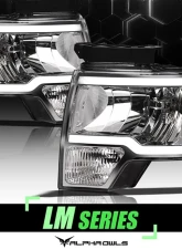 Alpha Owls LM Series Headlights (Crystal Headlights Chrome housing w/ LumenX Light Bar) Ford F-150 2009-2014                                     - 8707586 - Image 3