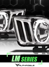 Alpha Owls LM Series Headlights (Crystal Headlights Chrome housing w/ LumenX Halo) Ford Mustang 2005-2009                                     - 8707609 - Image 4
