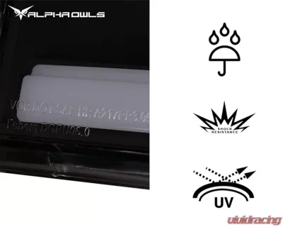 Alpha Owls LM Series Headlights (Crystal Headlights Chrome housing w/ LumenX Halo) Ford Mustang 2005-2009 - 8707609