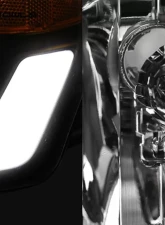 Alpha Owls LM Series Headlights (Crystal Headlights Black housing w/ LumenX Light Bar) Dodge Ram 1500 | 2500 | 3500 2006-2009                                     - 8707678 - Image 3