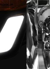 Alpha Owls SQ Series Headlights (Crystal Headlights Chrome housing w/ Sequential Signal/LumenX Light Bar) Nissan Titan 2004-2015                                     - 8707746 - Image 3