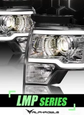 Alpha Owls LMP Series Projector Headlights (Halogen Projector Chrome housing w/ LumenX Light Bar) Ford F-150 2009-2014                                     - 8708095 - Image 4