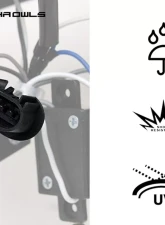 Alpha Owls LMP Series Projector Headlights (Halogen Projector Black housing w/ LumenX Light Bar) Dodge Ram 1500 | 2500 | 3500 2002-2005                                     - 8708101 - Image 4