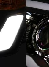 Alpha Owls SQP Series Projector Headlights (Halogen Projector Chrome housing w/ Sequential Signal/LumenX Light Bar) Dodge Ram 1500 | 2500 | 3500 2002-2005                                     - 8708132 - Image 3