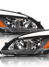 Alpha Owls LM Series Headlights (Crystal Headlights Black housing w/ LumenX Light Bar) Honda Accord 2003-2007                                     - 8709429 - Image 2