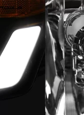 Alpha Owls LM Series Headlights (Crystal Headlights Black housing w/ LumenX Light Bar) Chevrolet | GMC 1994-1999                                     - 8709450 - Image 3