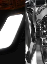 Alpha Owls LM Series Headlights (Crystal Headlights Black housing w/ LumenX Light Bar) Chevrolet | GMC 1988-1999                                     - 8709474 - Image 3