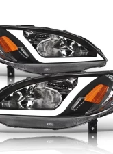 Alpha Owls LM Series Headlights (Crystal Headlights Black housing w/ LumenX Light Bar) Honda Civic 2004-2005                                     - 8709481 - Image 2