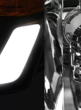 Alpha Owls LM Series Headlights (Crystal Headlights Black housing w/ LumenX Light Bar) Honda Civic 2004-2005                                     - 8709481 - Image 3