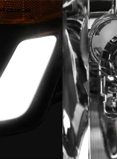 Alpha Owls LM Series Headlights (Crystal Headlights Black housing w/ LumenX Light Bar) Honda Civic 4DR 2006-2011                                     - 8709498 - Image 3