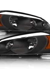 Alpha Owls LM Series Headlights (Crystal Headlights Black housing w/ LumenX Light Bar) Chevrolet Impala | Impala Limited | Monte Carlo 2006-2016                                     - 8709559 - Image 2