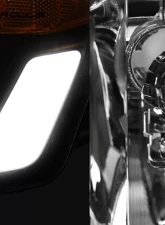 Alpha Owls LM Series Headlights (Crystal Headlights Chrome housing w/ LumenX Light Bar) Ford Mustang 1999-2004                                     - 8709580 - Image 3