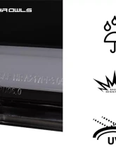 Alpha Owls LM Series Headlights (Crystal Headlights Black housing w/ LumenX Light Bar) Ford Mustang 1999-2004                                     - 8709597 - Image 4