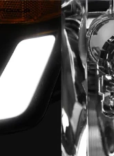 Alpha Owls SQ Series Headlights (Crystal Headlights Black housing w/ Sequential Signal/LumenX Light Bar) Dodge Ram | 2500 | 3500 2006-2009                                     - 8709610 - Image 3